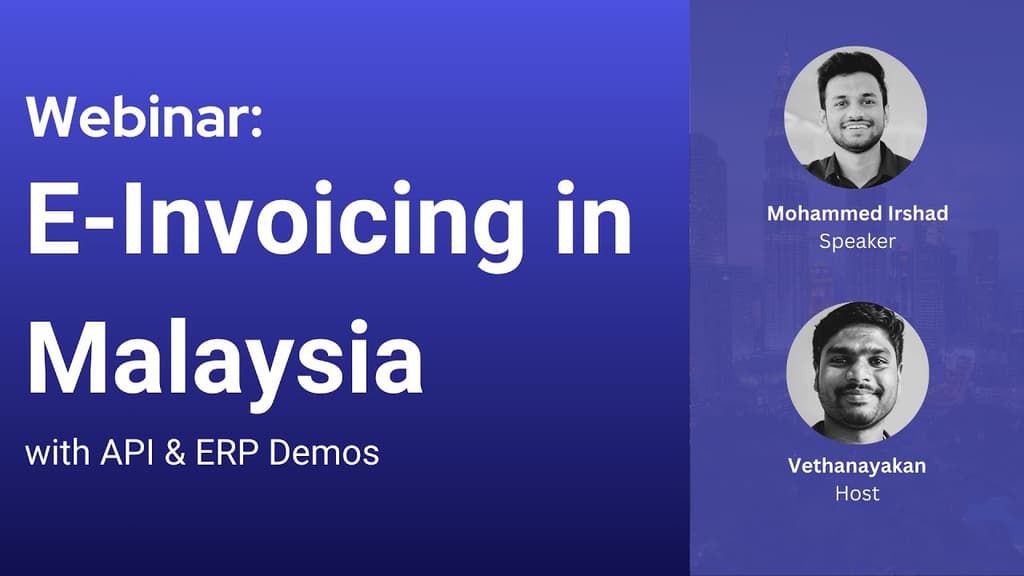 E-Invoicing in Malaysia | LHDN APIs and ERP Demo | Webinar - IRBM